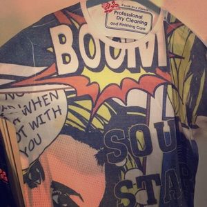 Comic/Urban all over print graphic T-shirt